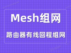 有线回程才是真满血Mesh组网，体验秒杀无线Mesh组网